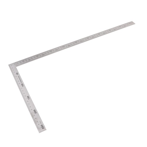 Right Angle Ruler Stainless Steel 90 Degree Square Angle Metric Ruler Right Angle Ruler Stainless Steel 90 Degree Square Angle Metric Ruler