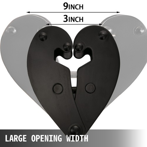 1Ton Beam Clamp I Beam Lifting Clamp Heavy Duty Beam Hangers in Black 