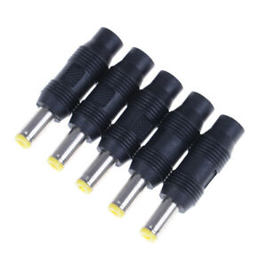 5 X Dc power 3.5mm x1.35mm female jack to 5.5x2.1mm male plug adapters connectYJ 