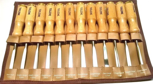 12pc Professional Wood Carving Chisel Set Chisels New TZ WW171 Carpentry 