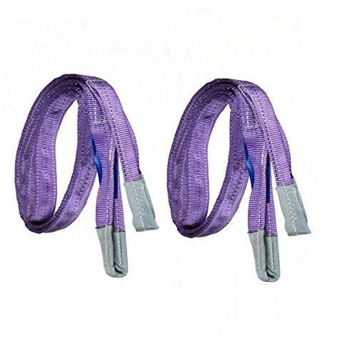 Cargo Lifting Strap 2 x 1 Meter Sling Webbing Strop Duplex Crane One Ton Straps Cargo Lifting Strap 2 x 1 Meter Sling Webbing Strop Duplex Crane One Ton Straps