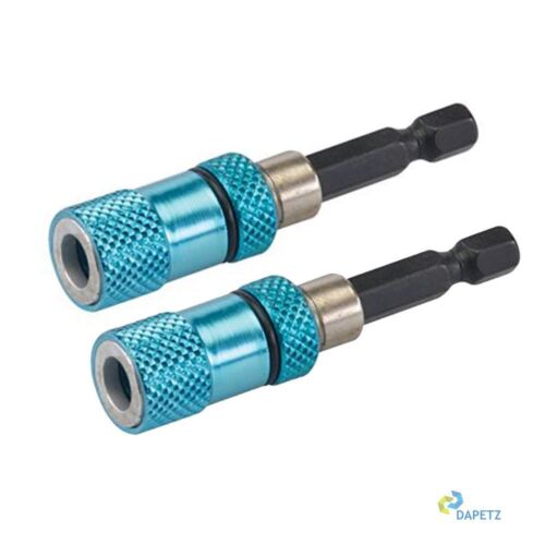 Quality 2 x Magnetic Drywall Bit Holder 1/4" Hex Shank Drill Screw 