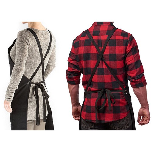 Unisex Work Apron With Utility Tool Pockets Waxed Canvas One Size 8C Unisex Work Apron With Utility Tool Pockets Waxed Canvas One Size 8C
