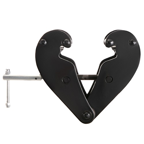 1Ton Beam Clamp I Beam Lifting Clamp Heavy Duty Beam Hangers in Black 