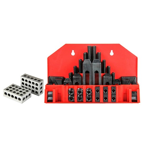 All Industrial 1 Matched Pair 1-2-3 Block Set 23 Holes & 7/16 58 Pc Clamping Kit All Industrial 1 Matched Pair 1-2-3 Block Set 23 Holes & 7/16 58 Pc Clamping Kit
