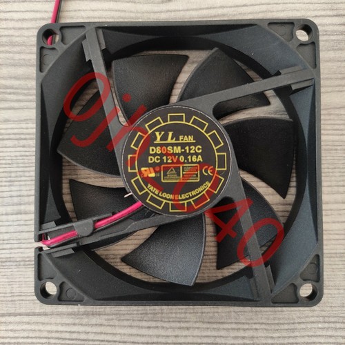 1PC For Yate Loon Fan D80SM-12C 12V 0.16A 8CM 