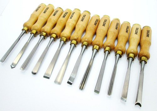 12pc Professional Wood Carving Chisel Set Chisels New TZ WW171 Carpentry 