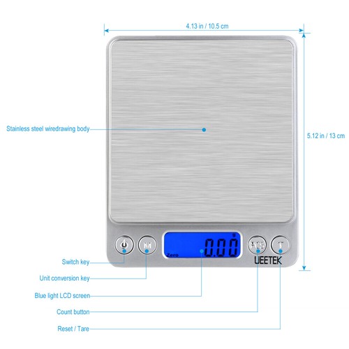 Electronic Pocket Digital LCD Weighing Scale for Weighing Gold Jewellery Herb UK Electronic Pocket Digital LCD Weighing Scale for Weighing Gold Jewellery Herb UK