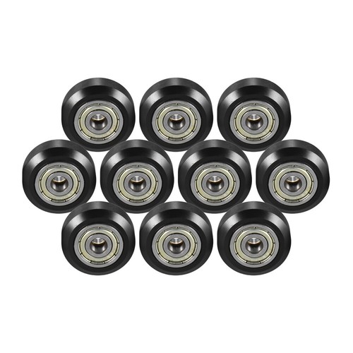 10pcs Plastic Passive Round Wheel Pulley With Bearing Gear 3D Printer POM Kits 