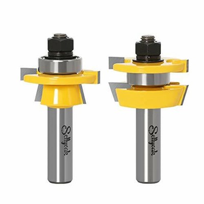 1/2'' Shank Rail Stile Router Bits Handrails Cutter Router Bit Dovetail 