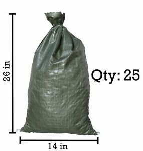 Flood Prevention 25 Hessian Sandbags Sand Bags Sacks Flood Prevention 25 Hessian Sandbags Sand Bags Sacks