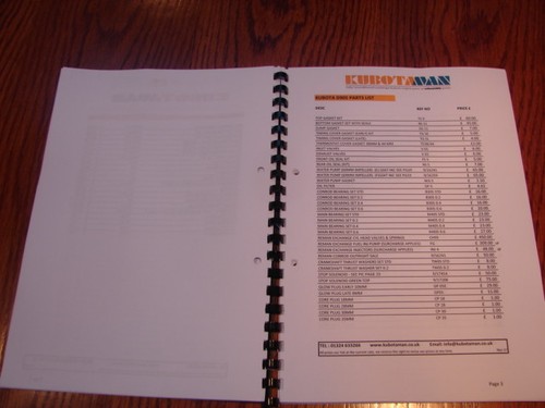 KUBOTA MAN PRODUCT LIST /Kubota parts for less-save £££££s Toro Hayter,kx kh KUBOTA MAN PRODUCT LIST /Kubota parts for less-save £££££s Toro Hayter,kx kh