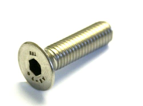 M16 X 45 Socket Countersunk Bolts CSK Allen screws A2 Stainless 2 PACK DIN 7991 