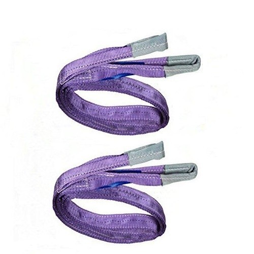 Cargo Lifting Strap 2 x 1 Meter Sling Webbing Strop Duplex Crane One Ton Straps Cargo Lifting Strap 2 x 1 Meter Sling Webbing Strop Duplex Crane One Ton Straps