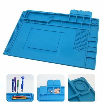 UK Anti Static Magnetic Heat Insulation Silicone Pad Desk Mat For Solder UK Anti Static Magnetic Heat Insulation Silicone Pad Desk Mat For Solder