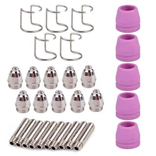 30pcs Plasma Cutter Cutting Consumables Electrode Tip Kit For AG-60 SG-55 30pcs Plasma Cutter Cutting Consumables Electrode Tip Kit For AG-60 SG-55