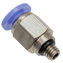 B10-02061 4MM o.d tube straight X M5 push in fittings 