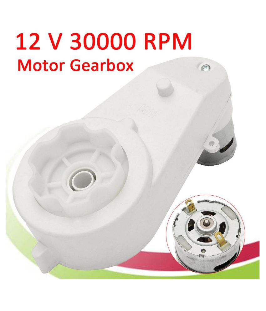 12000-30000 RPM 12V Electric Motor Gear Box For Kids Ride On Bike Car Toy Motor 