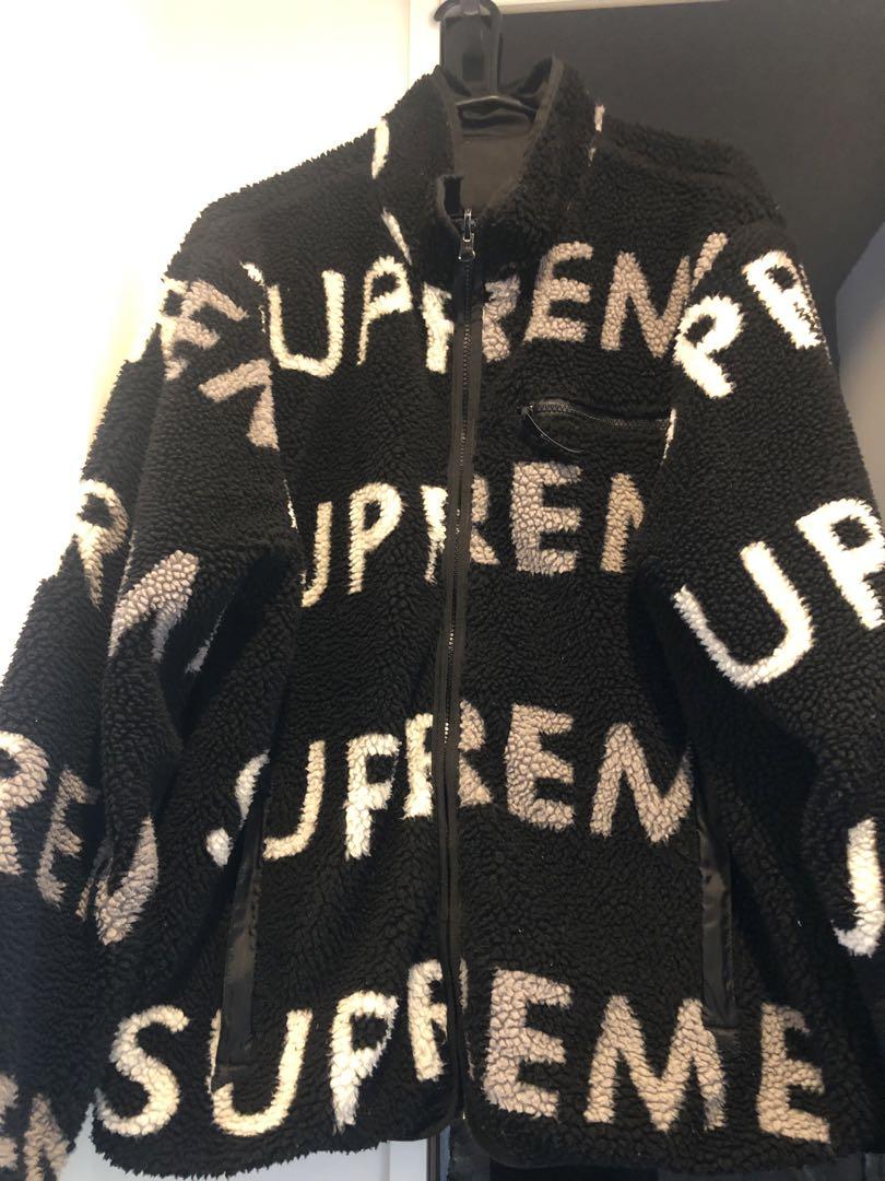 Supreme シュプリーム　ＸＬ　リバーシブル　ダウンジャケット　フリース