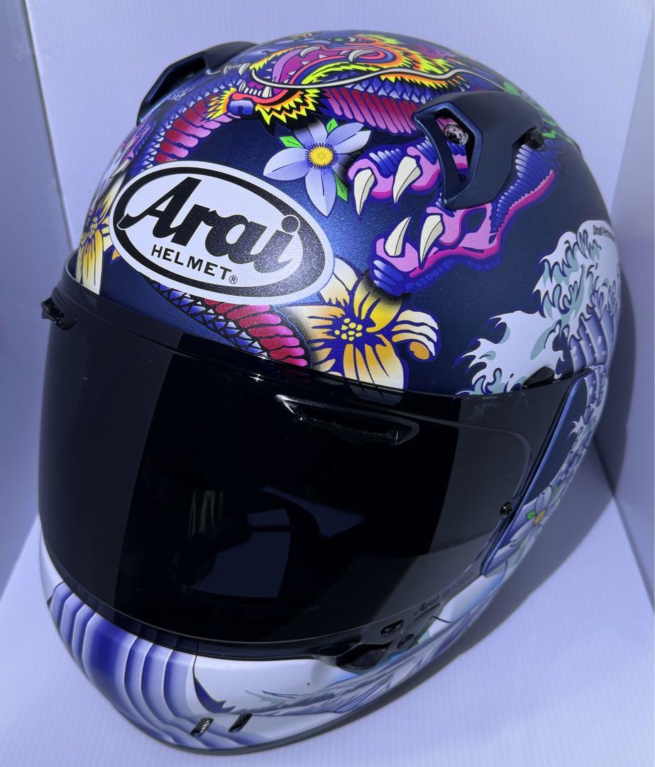 【美品】アライ XD オリエンタル ブルー スモーク+ノーマルシールド付き