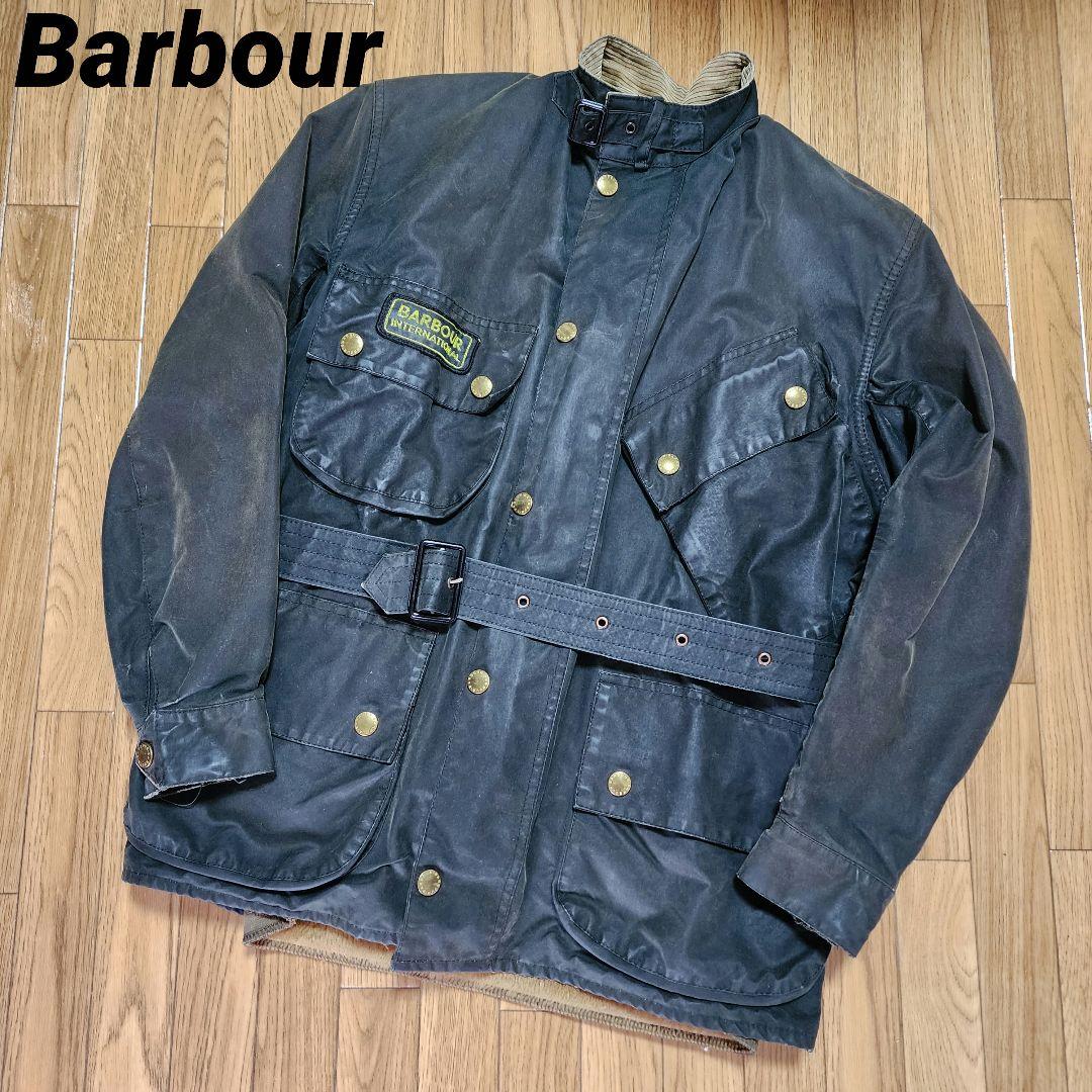 BARBOUR INTERNATIONAL 90s ライナー付き ブラック