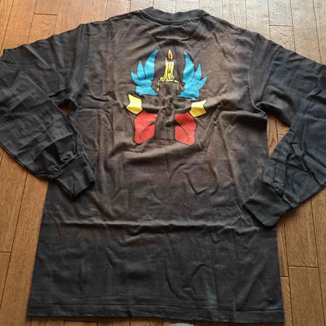 v-8ロンT1989dog town  ヘンズ白タグサンプル貴重なエム