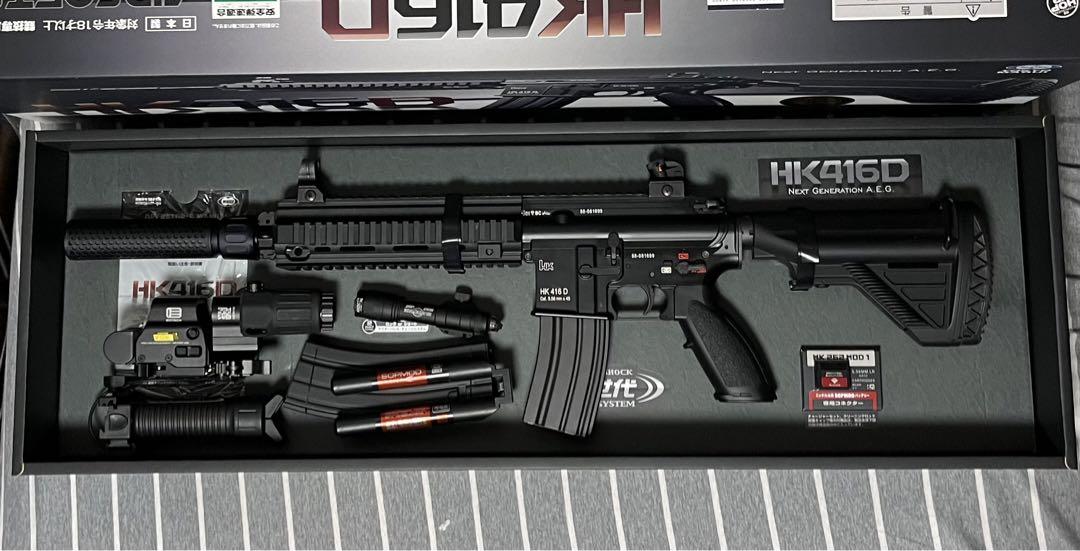 東京マルイ 次世代電動ガン HK416D サイト付き