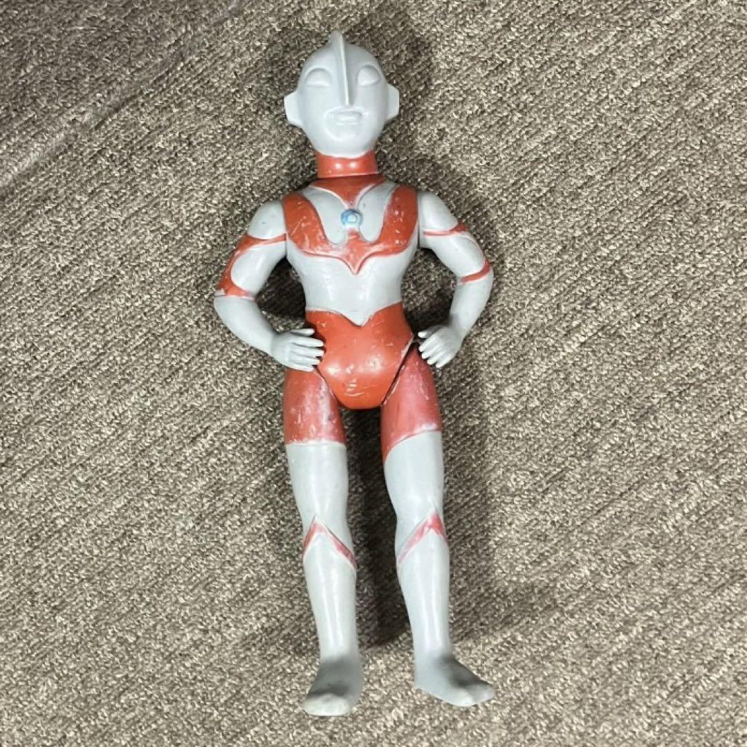 マルサン ウルトラマン 450 ソフビ 当時物 ブルマァク
