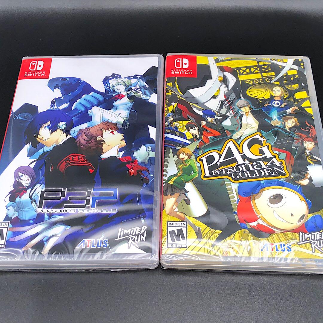 ペルソナ3 ポータブル ペルソナ4 ゴールデン switchスイッチソフト