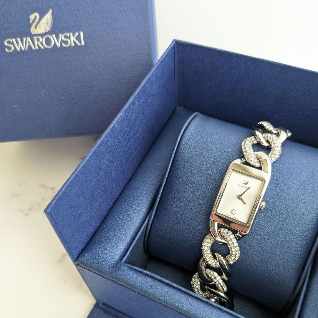 箱付き スワロフスキー SWAROVSKI カクテル Cocktail 腕時計