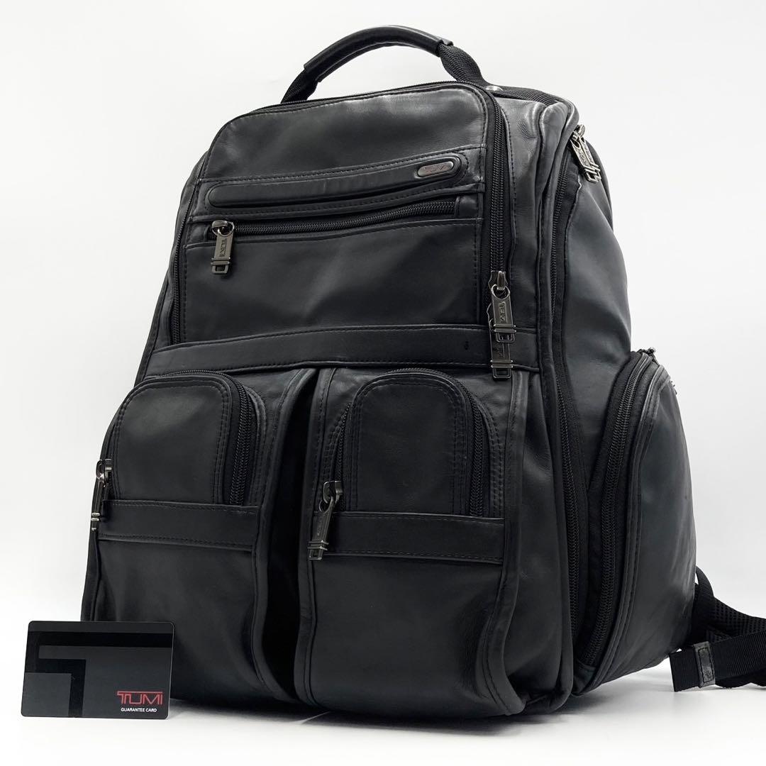 超希少 極美品 tumi オールレザー バックパック 96173D4 メンズ