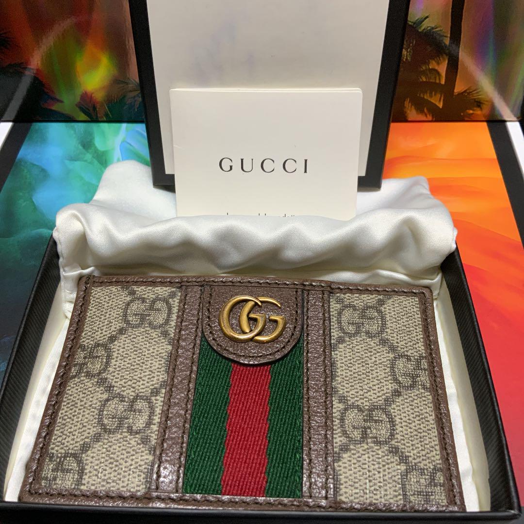 GUCCI  オフィディア  GGカードケース