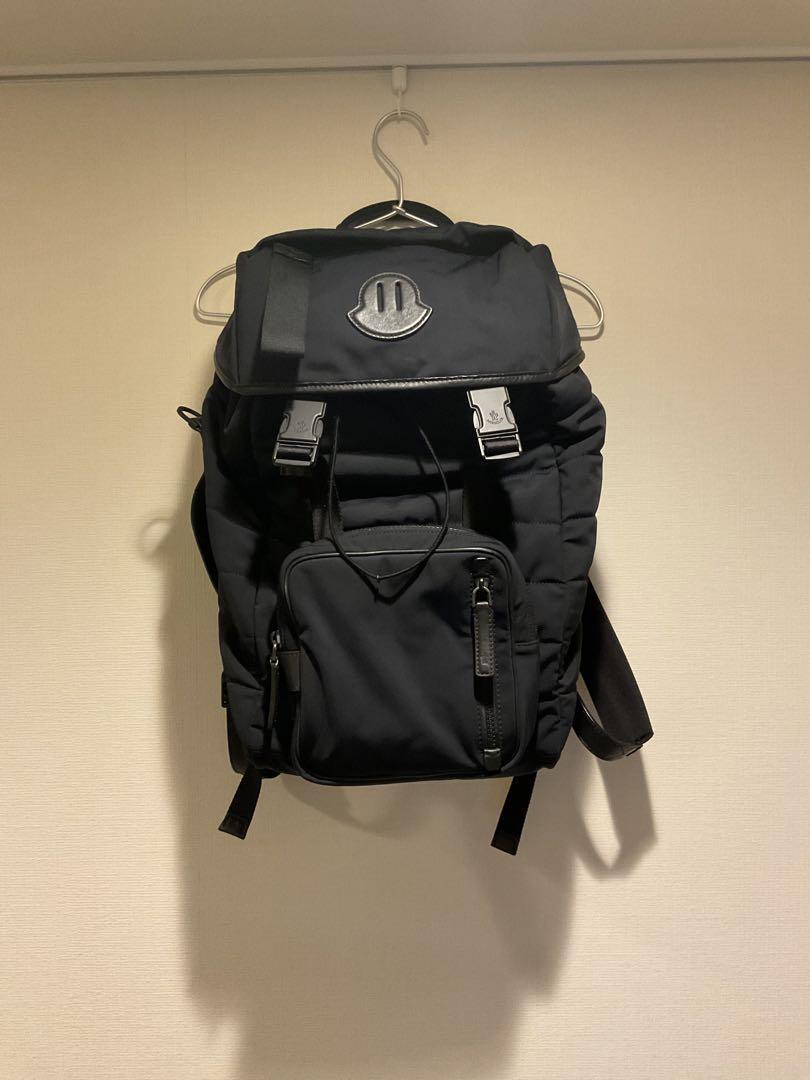 モンクレール バックバック ネイビー MONCLER リュック 美品 ジム 紺