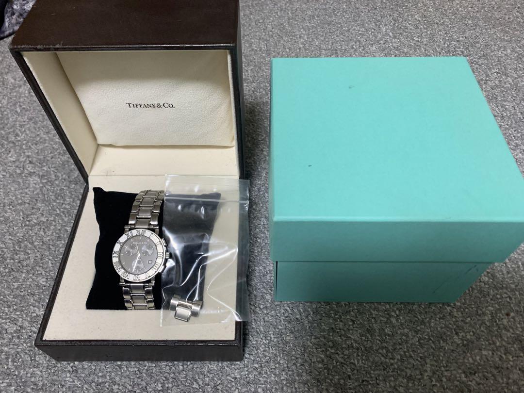 TIFFANY&Co. ティファニー アトラス クロノグラフ 腕時計