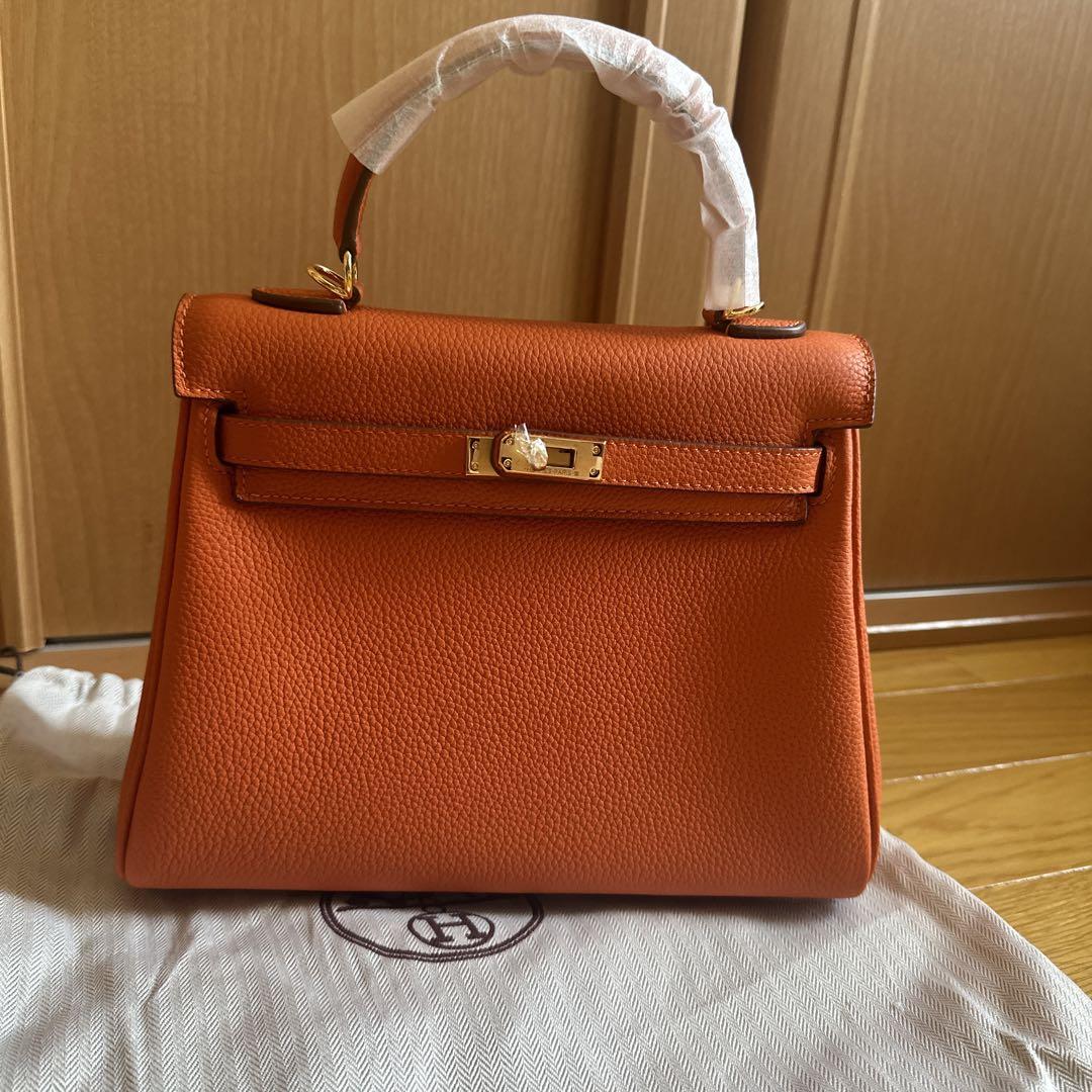 ⭐︎専用⭐︎HERMES並行輸入品　ケリー25 オレンジ kelly