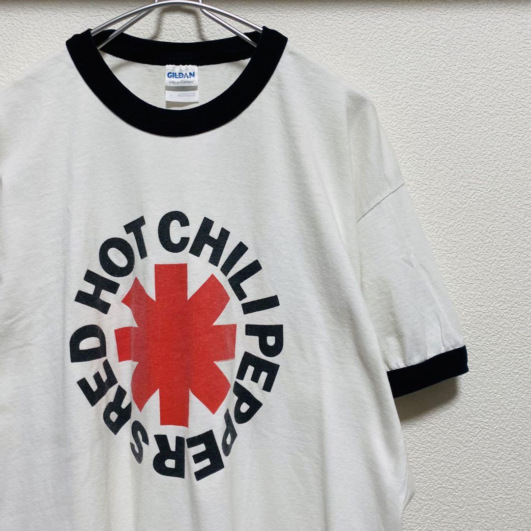 2007年コピーライト レッド・ホット・チリ・ペッパーズ　リンガーTシャツ