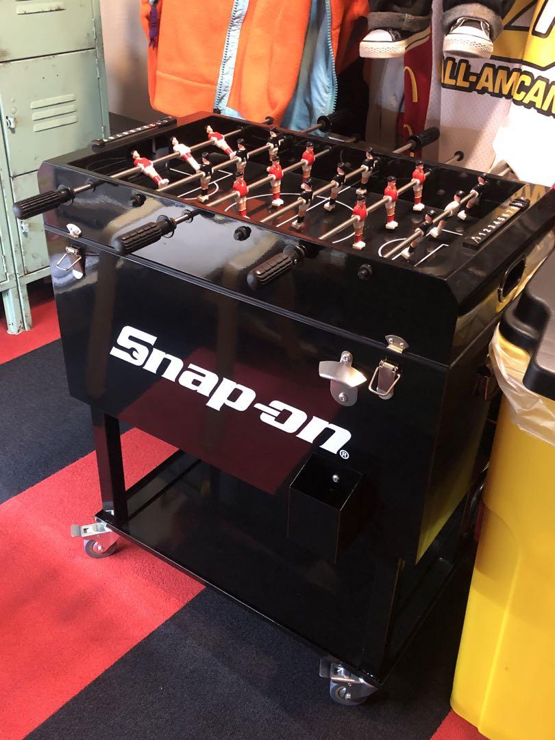 激レア Snap-on クーラーボックス 兼 サッカーアーケードボード