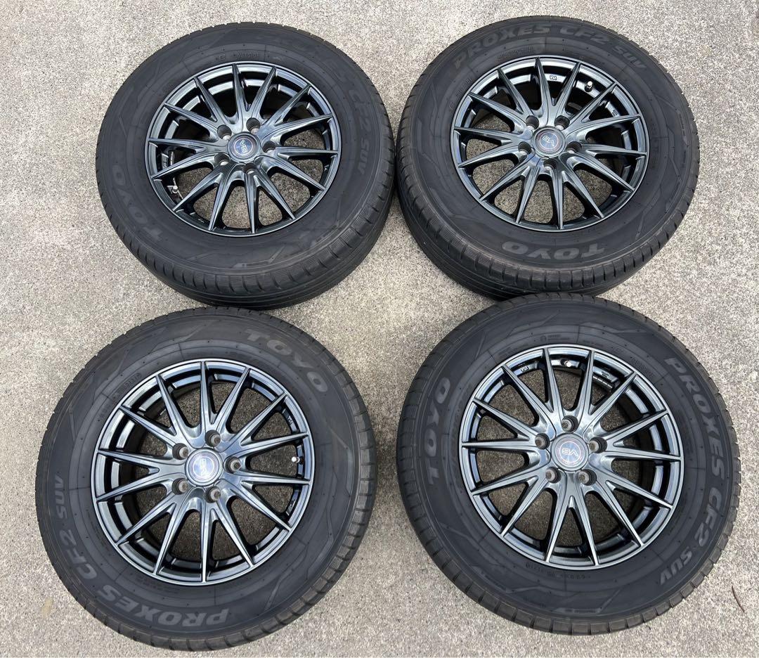 ★カローラクロス★ 215/65R16 アルミホイール　夏タイヤ バリ溝　美品