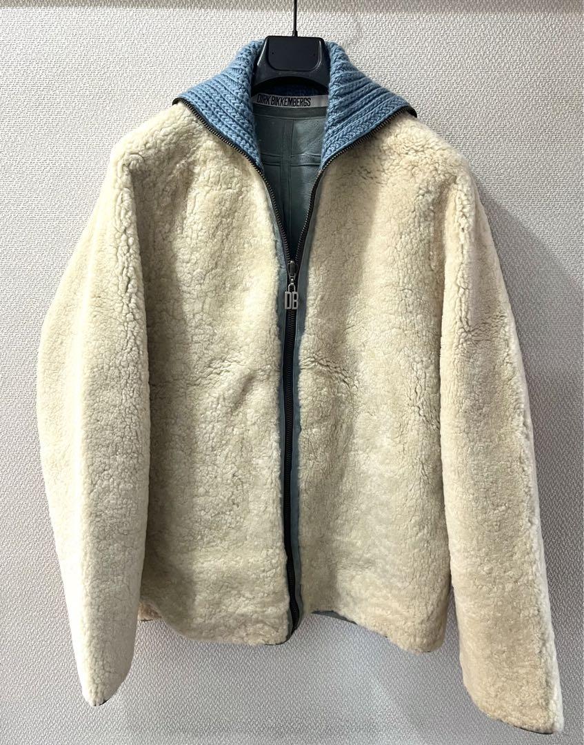【jihanki】DIRK BIKKEMBERGS ムートンハーフコート