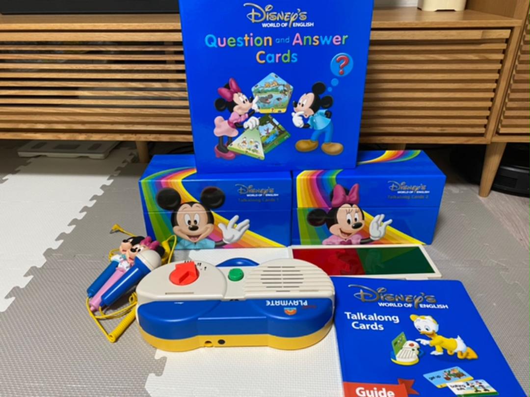 dweトークアロング、question answer cards ディズニー