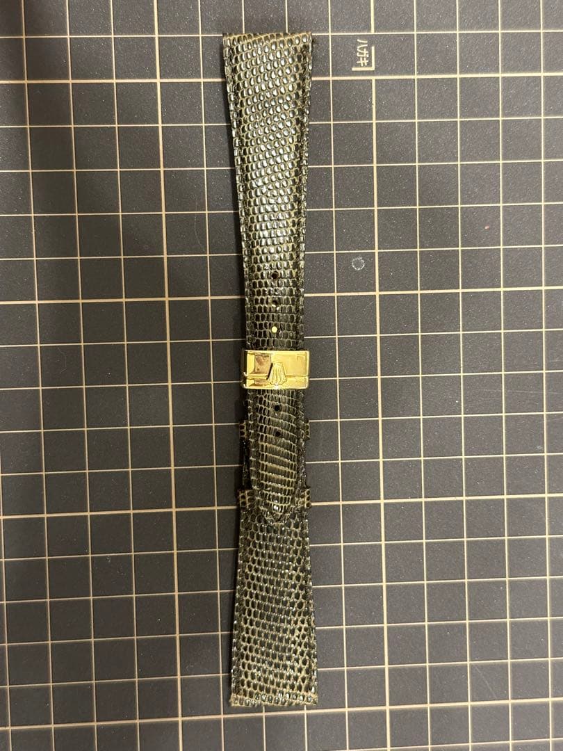 ロレックス　金無垢　バックル　革ベルト