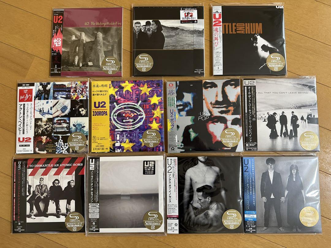 紙ジャケット U2「ヨシュア・トゥリー 他11枚セット」SHM-CD 紙ジャケ