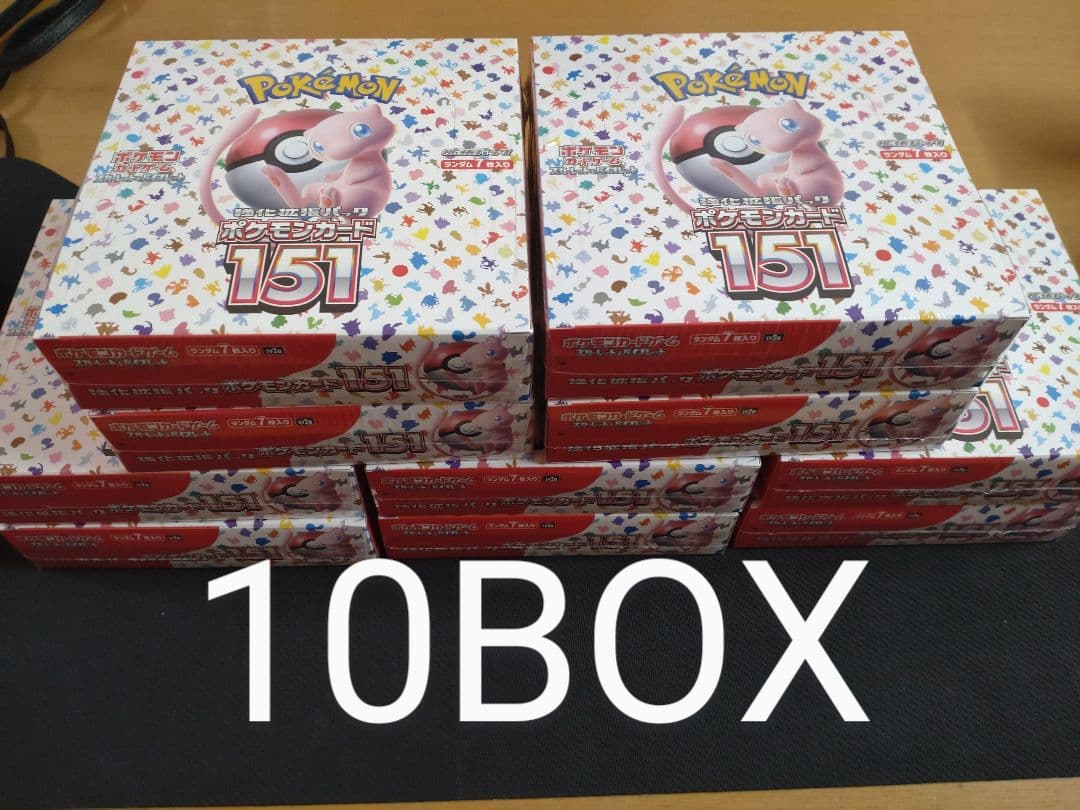 ポケモンカード　151　新品未開封　シュリンク付き　10BOXセット