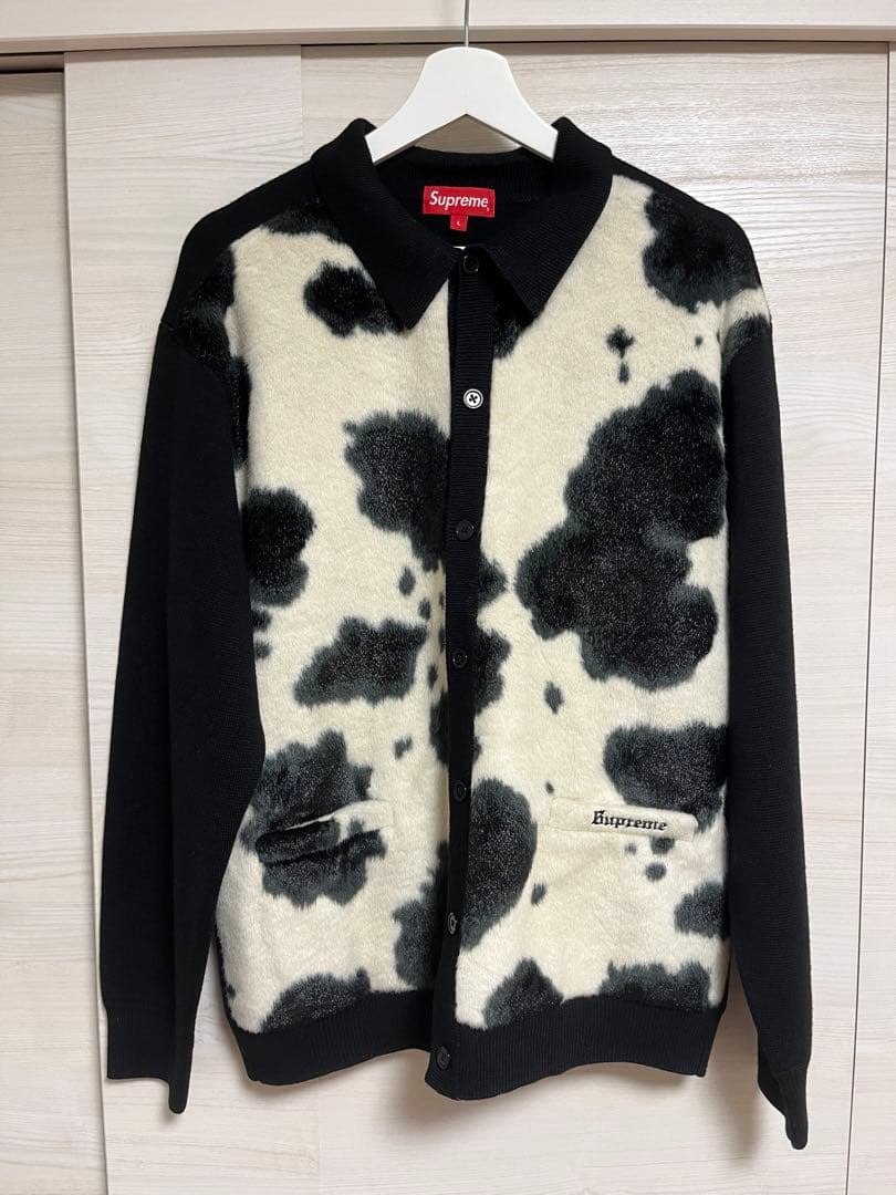 supreme cow print  cardigan カウカーディガン
