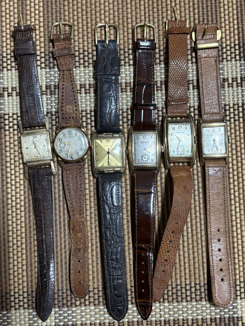1920年〜1950年アンティーク腕時計6本