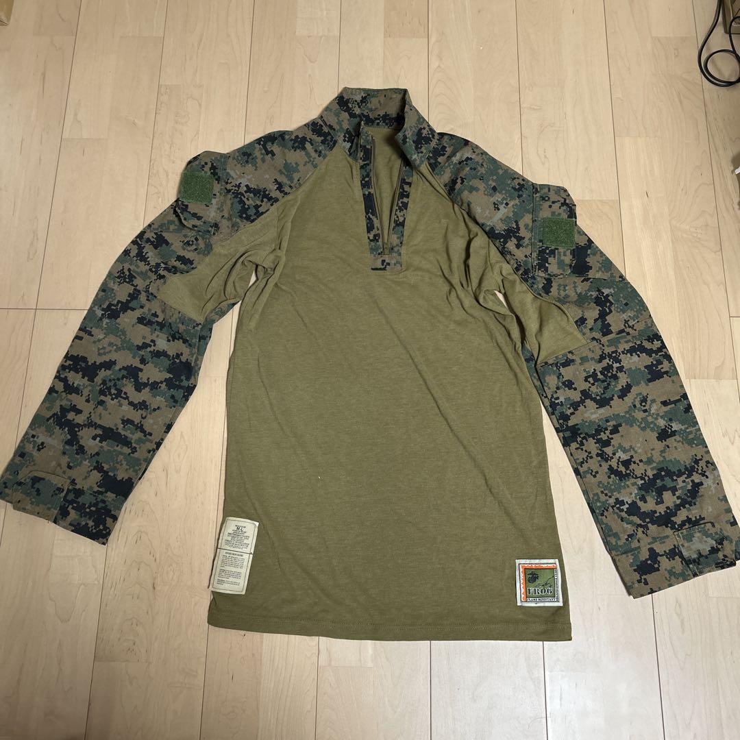 海兵隊 FROGウッドランドMARPAT M-L 実物　コンバットシャツ