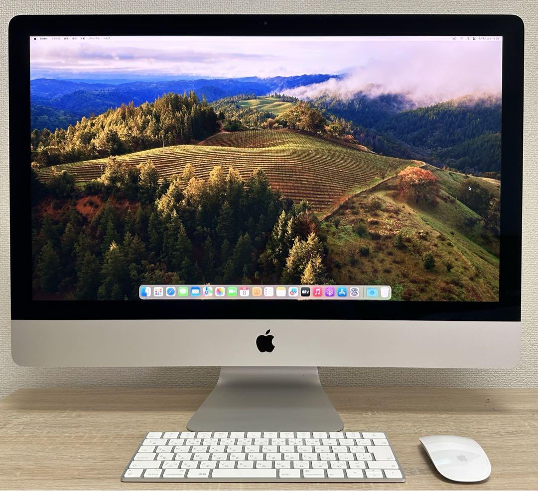 極美品 iMac 2020 5K 27インチ メモリ8GB SSD256GB