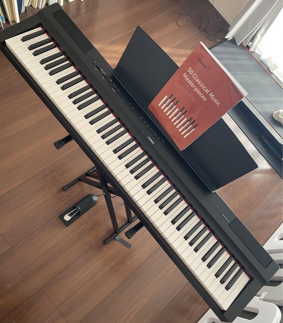 【最終値下げ】YAMAHA P-125B スタンド ヘッドホン フットペダル付き