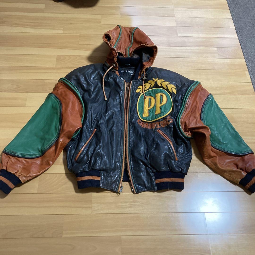 ペレペレ  レザージャケット  hiphop  b系  古着  渋い
