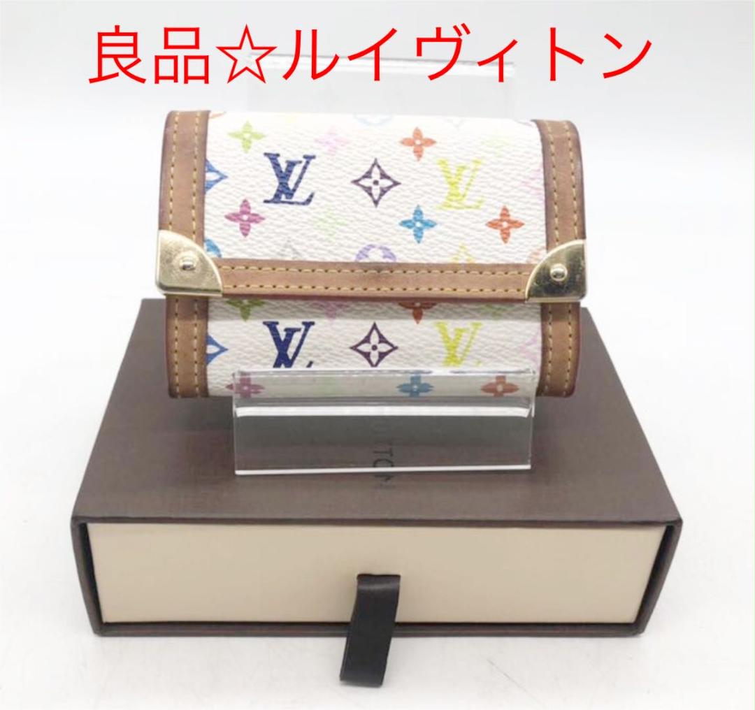 T1147 良品☆ ルイヴィトン コインケース 小銭入れ マルチカラー